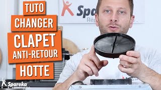 Comment changer le clapet anti retour dune hotte de cuisine [upl. by Areid]