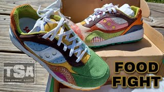 Saucony food fight shadow 6000 sneaker is EPIC Detailed look [upl. by Zasuwa]