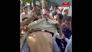 Farooq Abdullah Hugs Tariq Ahmad Karra After a Historic Win in the Assembly Elections [upl. by Dorison]