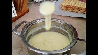 Заварной крем на желтках НЕЖНЫЙ и ВКУСНЫЙ Простой рецепт Custard without oil [upl. by Declan445]