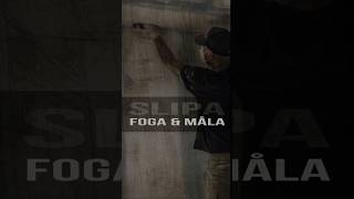 Slipa foga amp måla sand join amp paint [upl. by Narmis624]