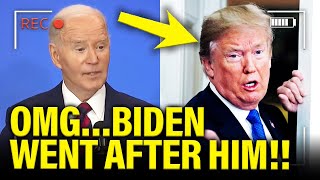 FED UP Biden PUBLICLY SHAMES Trump in Speech [upl. by Aniuqal797]