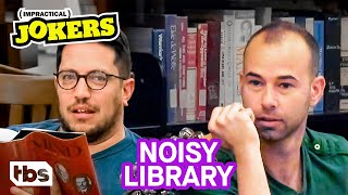 Sal vs Murr in a College Library Challenge Clip  Impractical Jokers  TBS [upl. by Euqinobe]