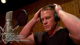 WWE 2K15 The Soundtrack Wiz Khalifa amp John Cena Studio Feature [upl. by Lowson]