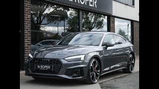 Audi A5 Sportback 20 TFSI 45 Black Edition quattro S tronic 265ps [upl. by Kavita]