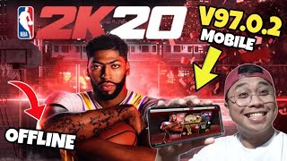 New NBA 2K20 Version 9702 for Android Mobile Offline ANDROID 10 TO 14 Tagalog Gameplay Tutorial [upl. by Franny]