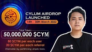 MENGERJAKAN AIRDROP CYLUM FINANCE HADIAH 80 TOKEN [upl. by Fugazy221]