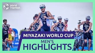 Race Highlights  2024 MIYAZAKI WORLD TRIATHLON CUP  Men [upl. by Elwee441]