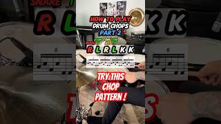 How to Play DRUM CHOPS Part 2 Drum Lesson drums [upl. by Iralam723]