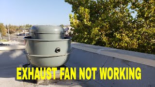 Exhaust fan not working [upl. by Annaear]