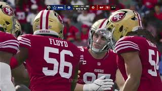 Dallas Cowboys vs San Francisco 49ers  Full Game  NFL Week 8 102724  Madden NFL 25 [upl. by Chadbourne89]