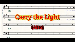 Carry The Light  Choir  Alto  SATB [upl. by Sergent]