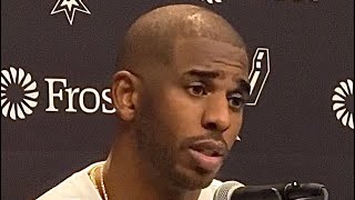 “I’m Nobody’s Daddy” Chris Paul Reacts To Spurs Loss Against Clippers Without Gregg Popovich [upl. by Aviva964]