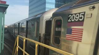 R62A 7 train leaves Queensboro Plaza [upl. by Yentruoc481]