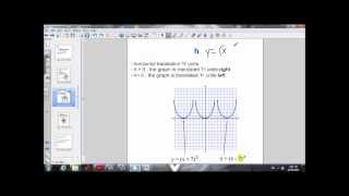 43 Day 2  Describing transformations of parabolas in vertex form part 1wmv [upl. by Atthia]