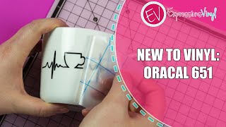 New to Vinyl  How to use Oracal 651 Permanent Adhesive Vinyl [upl. by Philipps]