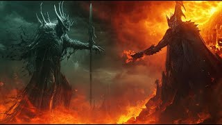 Sauron vs Morgoth Strongest Dark Lord in LOTR [upl. by Yendor221]