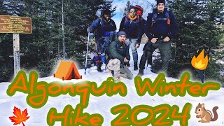 Algonquin Backcountry Winter Hiking 2024 DanielEnzoToniJorge Algonquin Winter Hiking [upl. by Mcspadden]