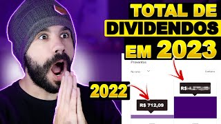 QUANTO DIVIDENDOS RECEBI NO TOTAL EM 2023 – Fundos Imobiliários [upl. by Eivod]