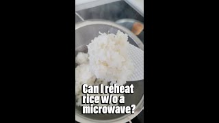 Reheating rice without microwave [upl. by Winola]