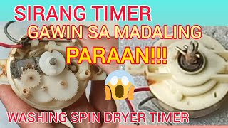 HOW TO REPAIR TIMER WASHING MACHINE SPIN DRYER [upl. by Detta452]