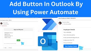 Add a Clickable Button in Outlook Emails with Power Automate [upl. by Coveney]