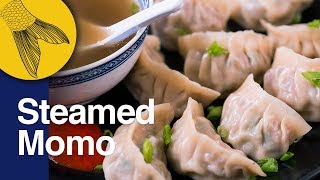 Momo Recipe Steamed Pork Momo Easy Pork Dumplings  Momo Recipe in Bengali [upl. by Fonsie]