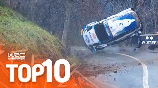 Top 10 Dramatic WRC Rallye MonteCarlo Moments [upl. by Ericksen286]