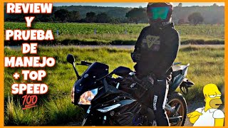 ITALIKA RT200 REVIEW Y PRUEBA DE MANEJO  TOP SPEED 💯 ¿LA MEJOR MOTO DEPORTIVA CHINA 🤯 [upl. by Abert]