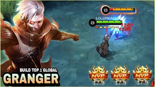 GRANGER BEST BUILD 2022  INSANE DAMAGE  BUILD TOP 1 GLOBAL GRANGER  MLBB [upl. by Nnylyt]