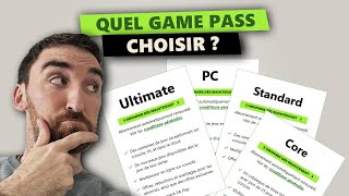 QUEL GAME PASS CHOISIR  Game Pass Core Game Pass Standard [upl. by Flori934]