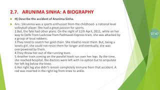 ARUNIMA SINHA 02 [upl. by Novelc]