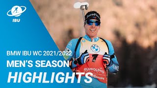 Biathlon World Cup 2122 Men Season Highlights [upl. by Caroline]