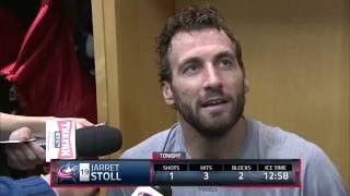 Post Game Jarret Stoll 10216 [upl. by Simaj]