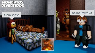 FIVE NIGHTS AT FREDDYS 4 MOMENTOS DIVERTIDOS ROBLOX VR [upl. by Webber]