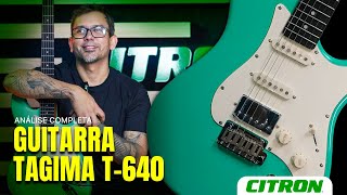 GUITARRA TAGIMA T640  ANÁLISE COMPLETA EVOLUÇÃO DA T635 [upl. by Garzon]