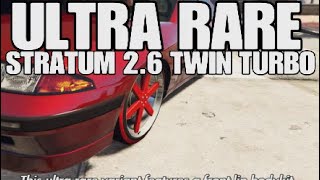 ULTRA RARE Zirconium Stratum Twin Turbo modded cars GTA Online [upl. by Teraj]