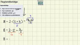 Matematikk 1P Regnerekkefølge [upl. by Rothstein]