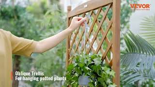 VEVOR Raised Garden Bed with Trellis – Easy DIY Planter Box for Patios amp Balconies [upl. by Akim]