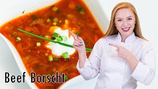 How to Make Beef Borscht  Борщ [upl. by Shelton]