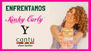 Comparamos Kinky Curly VS Cantu Define and Shine Custard [upl. by Annairam]