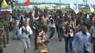 Joseph Kabila arrive à Kisangani [upl. by Grata]