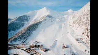 Telecabina de la Massana con esta nevada espectacular en Andorra  Ла Массана гондола [upl. by Ettena]