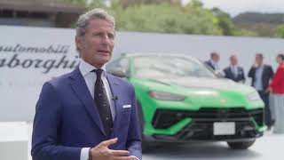 Lamborghini Urus with Stephan Winkelmann [upl. by Willman]