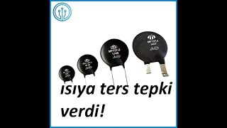 termistÃ¶r nedir ntc ve ptc termistÃ¶rler [upl. by Duquette]