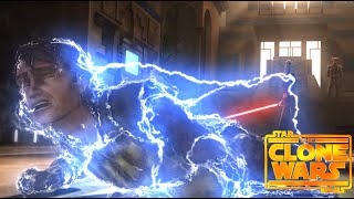 Anakin Skywalker vs Dooku on Kadavo 4K HDR  Star Wars The Clone Wars [upl. by Nyluqcaj176]