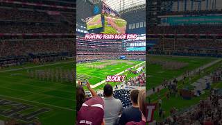 Fighting Texas Aggies Band Block T Formation aggieland aggies gigem marchingband [upl. by Nonarb632]