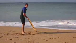 How to Use a Wood Skimboard [upl. by Roque549]