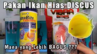 Pakan Ikan DISCUS TetraBits vs VIBRA Bites ‼️ [upl. by Nivets]