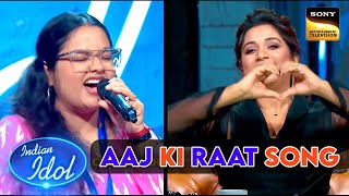 Aaj Ki Raat Song ❤️  Ritika Raj Patna  Badshah  Indian Idol Season 15 New Promo [upl. by Eindys]